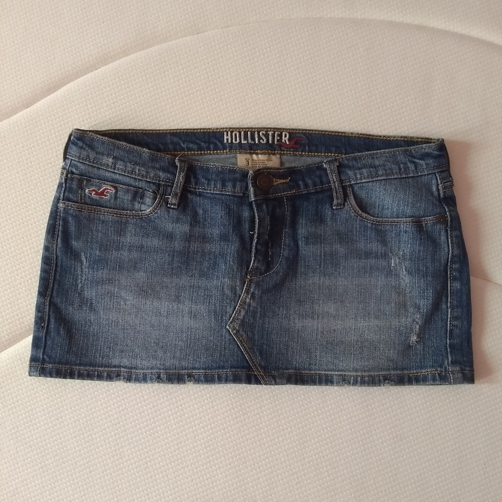 Hollister Denim Mini skirt. Circa mid 2000s.